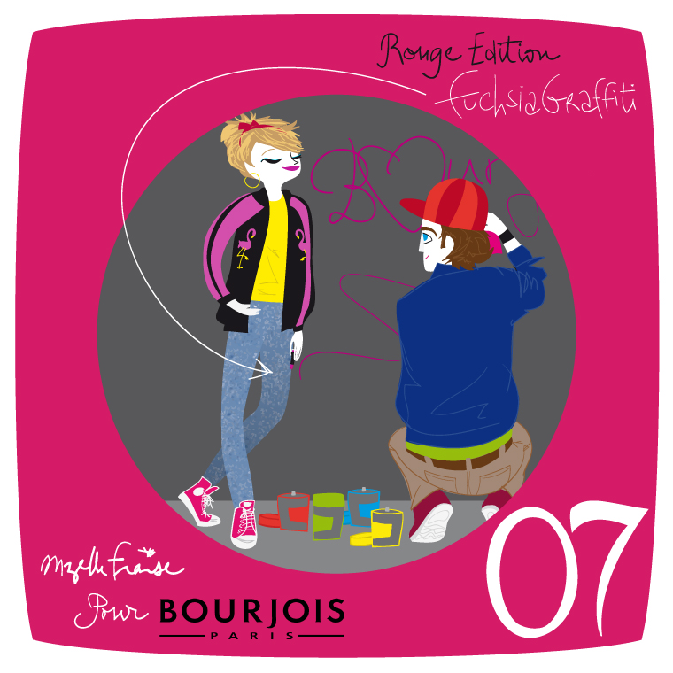 Mzelle Fraise x Bourjois Paris bourjois fuchsia Mzelle Fraise x Bourjois Paris