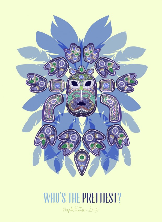 Mardi Gras Indians - Mzelle Fraise illustratrice